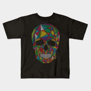 Skull Embroidery style Kids T-Shirt